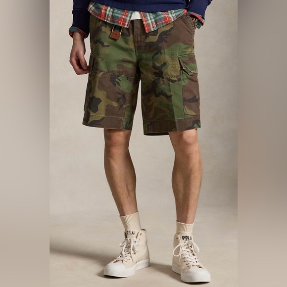Polo Ralph Lauren Other - NWT Polo Ralph Lauren Men’s 10.5-Inch Gellar Relaxed Fit Cargo Short. “Camo”, 38